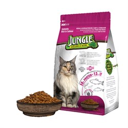 Jungle 1,5 kg-4 Adet Somonlu Steril.Kısır Kedi M.