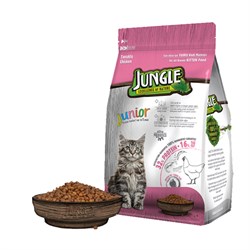 Jungle 1,5 kg-4 Adet Yavru Tavuklu Kedi Maması