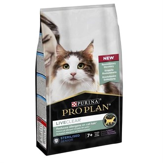 ProPlan LiveClear Steril +7 Hindili Yaşlı Kısır Kedi Maması 1.4kg